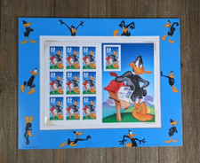 Vintage 1999 Looney Tunes Daffy Duck Stamp Set Warner Brothers