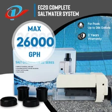 Salt Water Pool Chlorine Generator Chlorinator Set 20g/h for Swimming Pool SPA