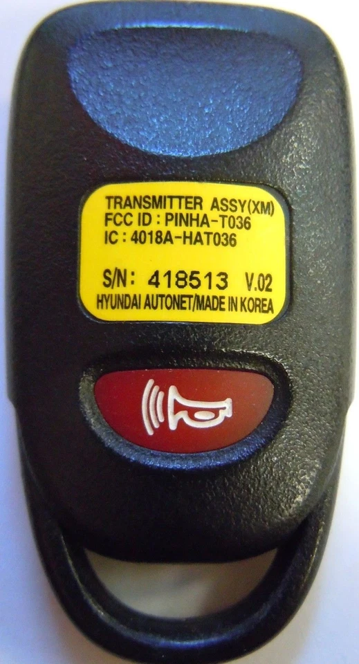 OEM 2009-2013 OEM KIA SORENTO keyless car entry remote key fob PINHA-T036 3 bttn - Image 4 of 4