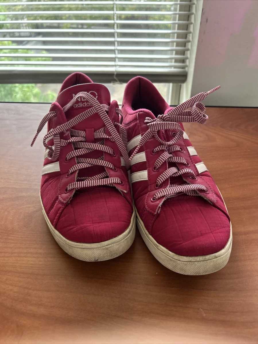 Adidas neo hotsell pink shoes