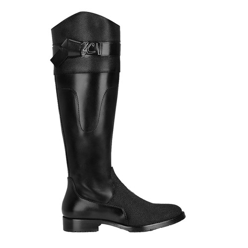Bottine de ARCUS en cuir noir souple ALESIA