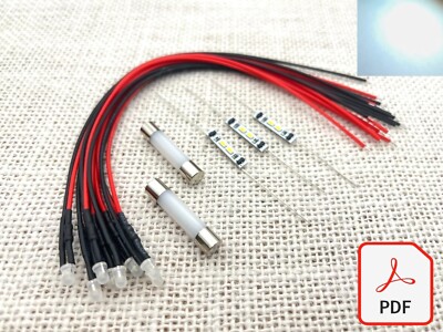 Onkyo TX-2000 TX-3000 Receiver WHITE LED lamps bulb lights kit  INSTRUCTIONS