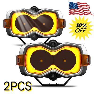 NOVSIGHT 4.5'' LED Work Lights Spot Pod Driving Lamps for Off Road Truck Pickup