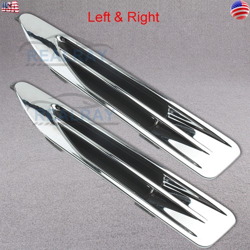 For Kia Optima 2016-2018 Front Fender Garnish Side Chrome Molding 2PCS - Picture 5 of 16