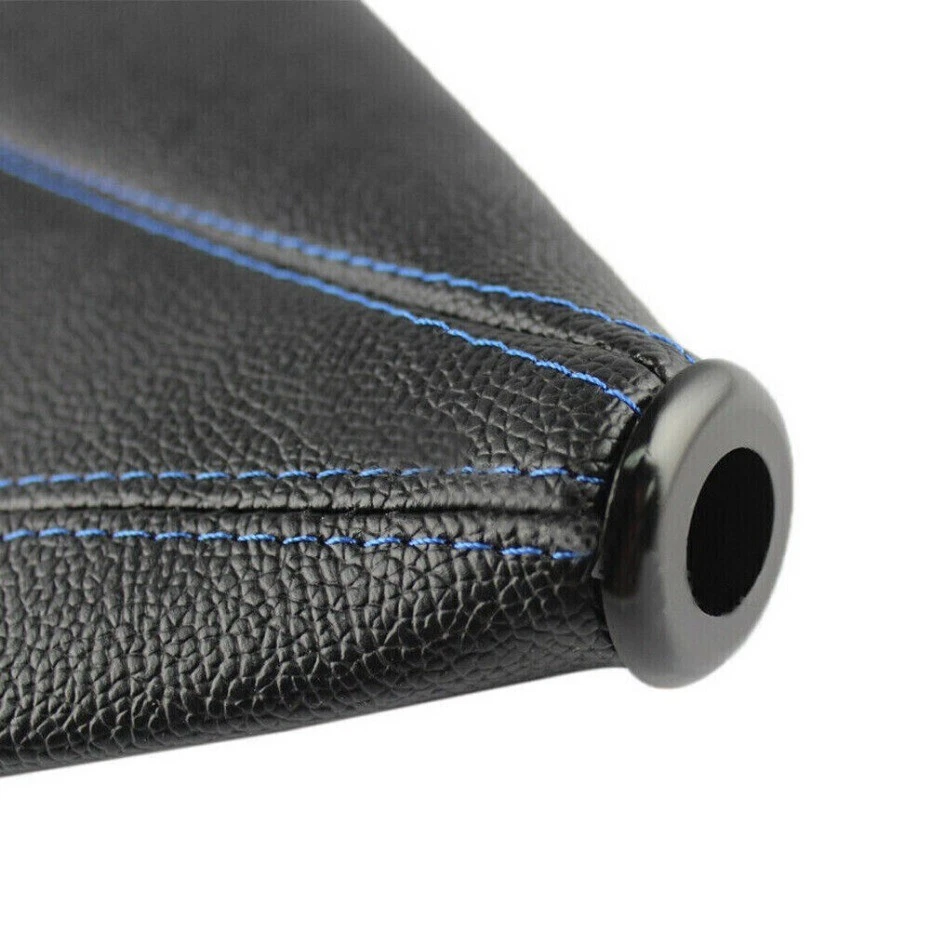 Cubierta protectora antipolvo universal de cuero manual para palanca de cambios automática para automóvil Foto 3 de 4