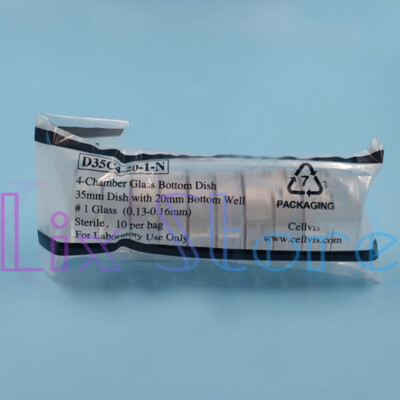 10/ NEW Confocal Petri dish with glass bottom D35C4-20-0-N D35C4-20-1-N #A6-41