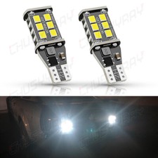 Chusyyray T15 Led Reverse Back Up Light Bulb 921 912 W16w 904 906 White 6000k 2x