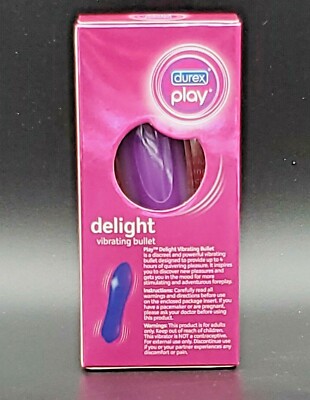 Durex Play Delight Vibrating Bullet For Quivering Stimulation Waterproof Sealed