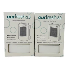 2 Count Fresh Products Ourfresh 2.0 Room Air Freshener Dispenser, White