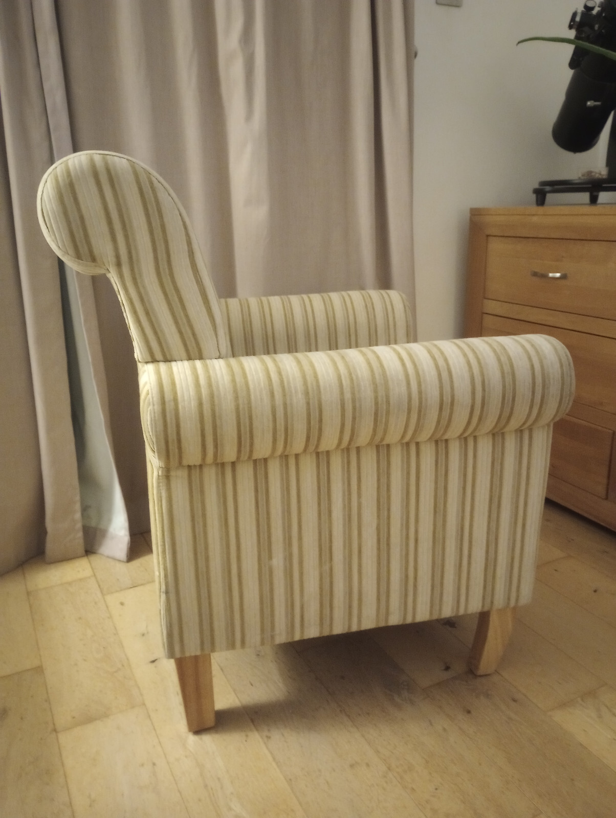 Armchair, single, from Dunelm Mill, fabric upholstery eBay