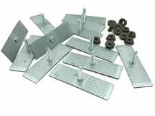 1/2”- 2-1/2” Body Fender Door Belt Trim Moulding Molding boltin 12pc fits Ford b