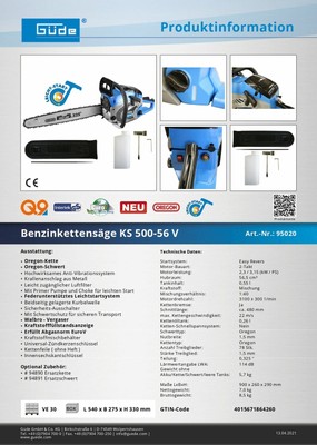 Image of Güde KS 500-56 V eBay website