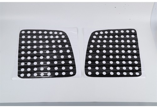 Black Rear Door Triangular Window Glass decal Cover For Jeep Liberty 1999-2007 - Picture 8 of 10