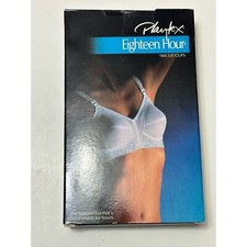 NIB Vintage Playtex 18 eighteen hour Support white bra size 36B Tricot cups