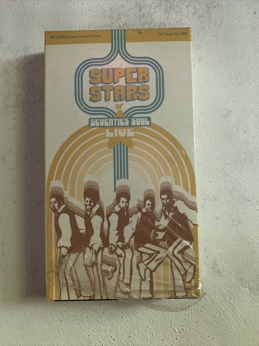 Super Stars Of Seventies Soul Live Music VHS 2004 SHOUT Factory
