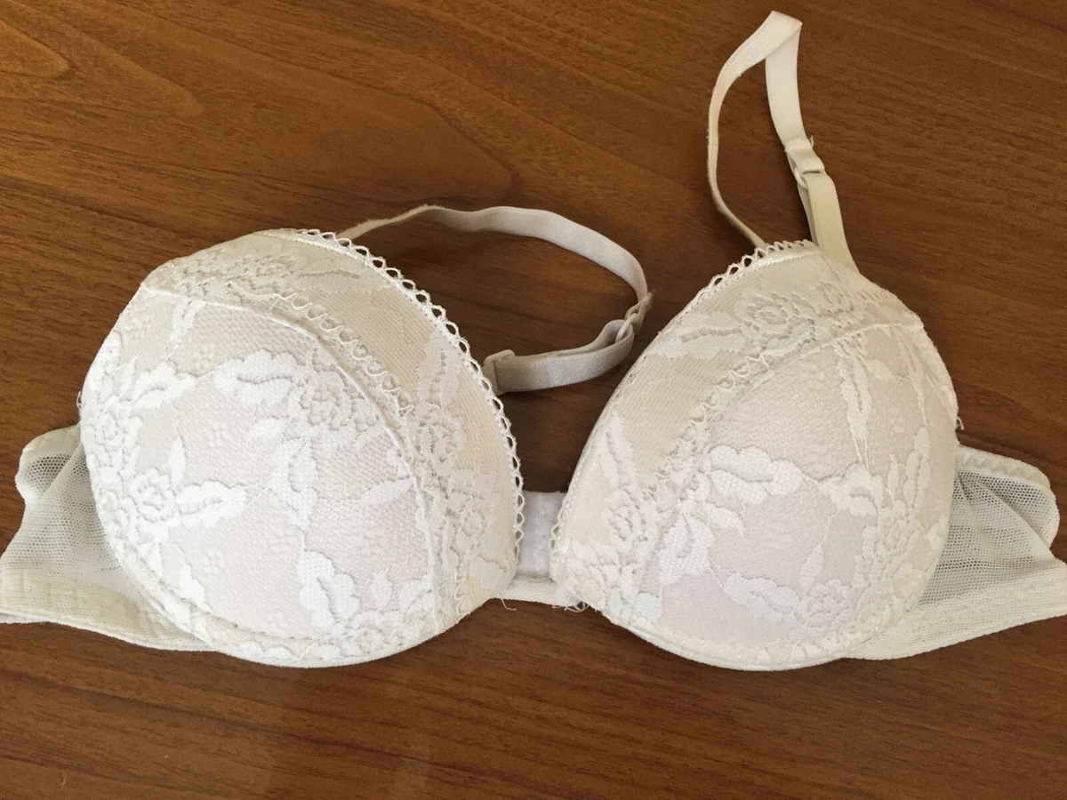 Tezenis Bra size it 2a us 32a eu 70a padded underwired white push