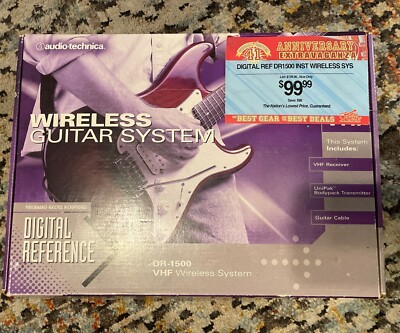 Audio Technica Digital Ref DR-1500 Series DR-R11 Receiver DR-T15 Transmitter