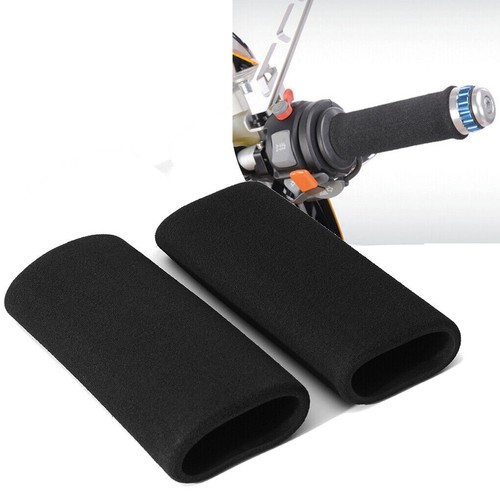 4X Soft MotorCycle Handle Bar Grips Foam Hand Grip Slip On Anti-Vibration Comfor - Picture 8 of 9