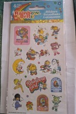 Hallmark RAINBOW BRITE FRIENDS Stickers 4 Sheets NIP Sealed Puppy Starlite