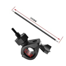 28cm GP550 Invisible Selfie Stick+ Handlebar Mount Bracket+ 1/4'' Screw