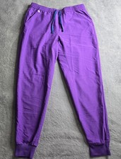 Figs Tansen Jogger Scrub Pants Mens Large Purple Blue Drawstring 29.5" Inseam