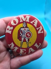 1960s Roman Meal Bread Advertising 2.5" Celluloid Pinback Button