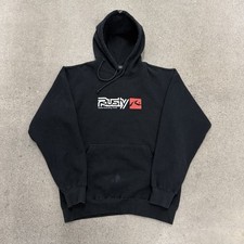 Y2K Rusty Surf Skate Hoodie Size Medium