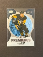 Ryan Shea 2023-24 Upper Deck Ice Ice Premieres Rookie Card # 168 /999. rookie card picture