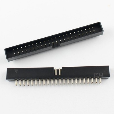 2Pcs 2mm 2.0mm Pitch 44 Pin Straight Male Shrouded Box Header IDC Connector &ex