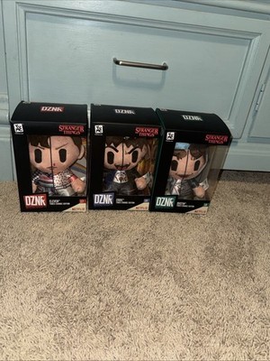 Stranger Things Plush LOT OF 3 Eddie Dustin Eleven Collectible Figures #17-19