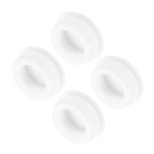 4pcs T-Shaped Silicone Plugs 39.3mm 1-1/2" Dia Snap in Plug Seal Round White
