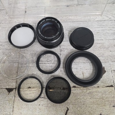 SMC PENTAX-M 1:1.4 50mm Camera Lens + UV & Polarizing Lens VERY NICE CONDITION!!