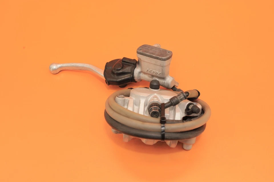 2010 04-18 CRF450R CRF450 передний тормоз суппорт кронштейн шланг главный цилиндр рычаг - Изображение 3 из 4