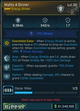 Borderlands 4⭐MODDED ⭐LEVEL 30 WATTS 4 DINNER⭐MAX AMP & SIPHON⭐