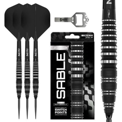 RED DRAGON SABLE 03 BOMB SWITCH POINT 24 GRAM 90% TUNGSTEN STEEL TIP DARTS 3032