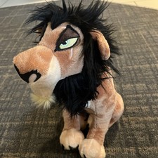Disney Store Scar Plush The Lion King Medium 14'' Good Used Condition