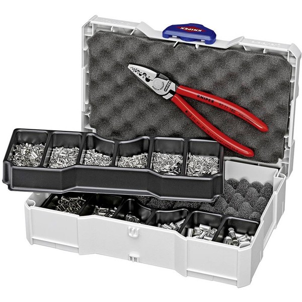 Knipex 97 90 05 Crimpzange AderendhüLsen 0.25 Bis 16 Mm² Inkl. Tanos-image