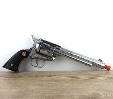 Vintage 1950s Nichols Stallion 45 Mark II Toy Cap Gun Black Texture - Working