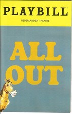 ALL OUT Comedy about Ambition Playbill BEN SCHWARTZ CECILY STRONG Gaffigan Brady
