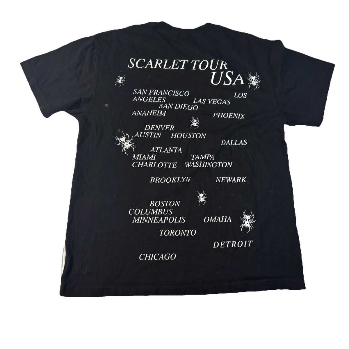 Doja Cat The Scarlet Tour Shirt Merch Double Sided Mens Size
