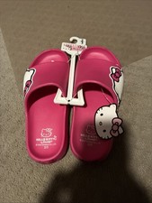 Hello Kitty, Hot Pink Slides, Sandals, Size 2-3 Girls