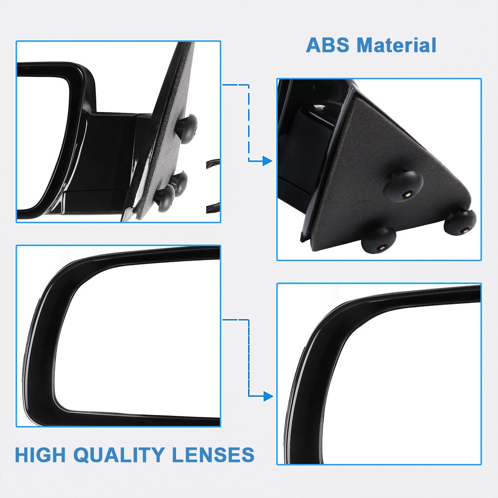 Sell Manual Mirrors Pair Set For Yukon Suburban Silverado Sierra Pickup Truck XL In Gardner - Foto 4