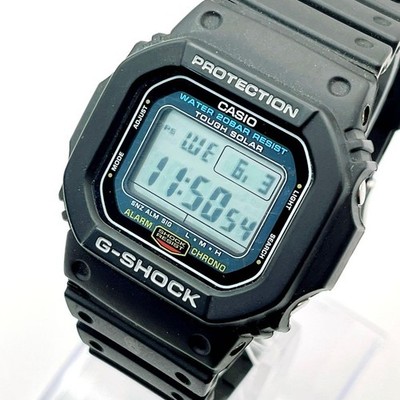 Casio G5600E G Shock Digital Wristwatch Mens Solar 20BAR Square wrist 21cm