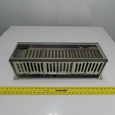 Schleicher PDPS 20 PLC Rack Chassis W/ Cards