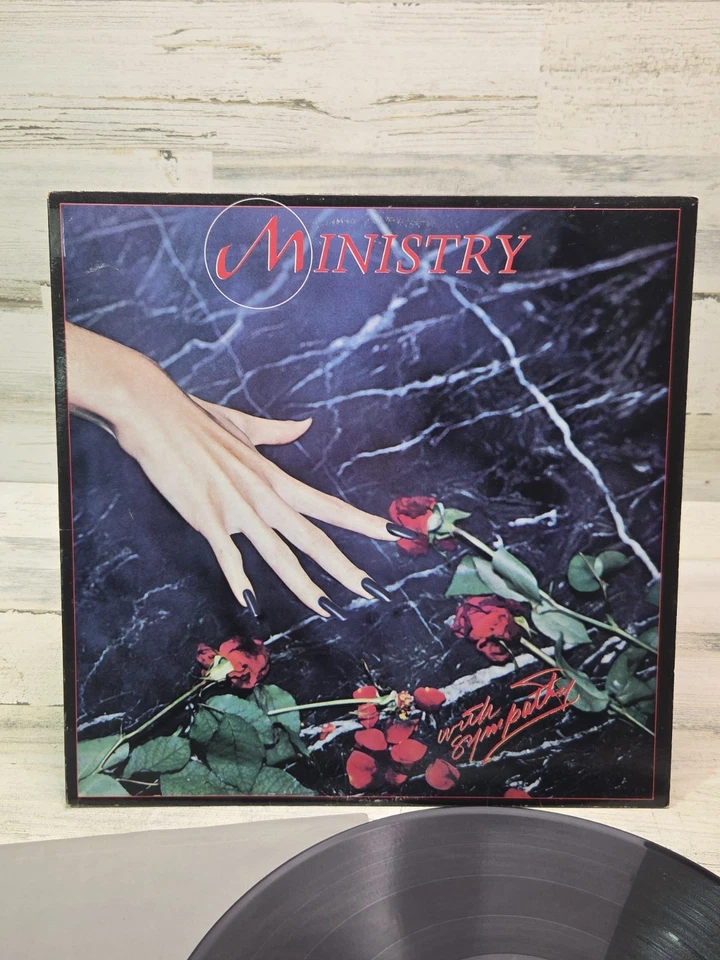 Ministry - With Sympathy - 12" Vinyl LP - 1983 AL 6608 VG+ VG+ - Image 2 of 4