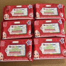 6-pk 72ct Each Cocomelon Fragrance Free Baby Wipes.