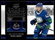 2020-21 Upper Deck Rookie Retrospective Quinn Hughes Vancouver Canucks #RR-3
