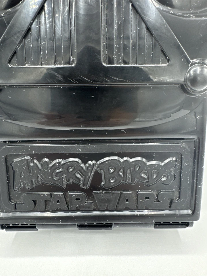 Estuche rígido de plástico Hasbro Rovio 2012 Star Wars Angry Birds Darth Vader con figuras Foto 4 de 4