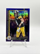 2025 Topps Chrome Aaron Rodgers Purple /75 #255 Steelers