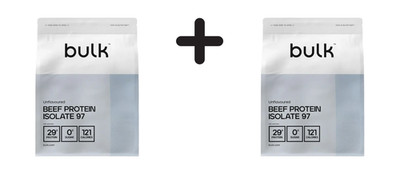 2 x Bulk Beef Protein Isolate 97 (1000g) (34,98 EUR/kg)